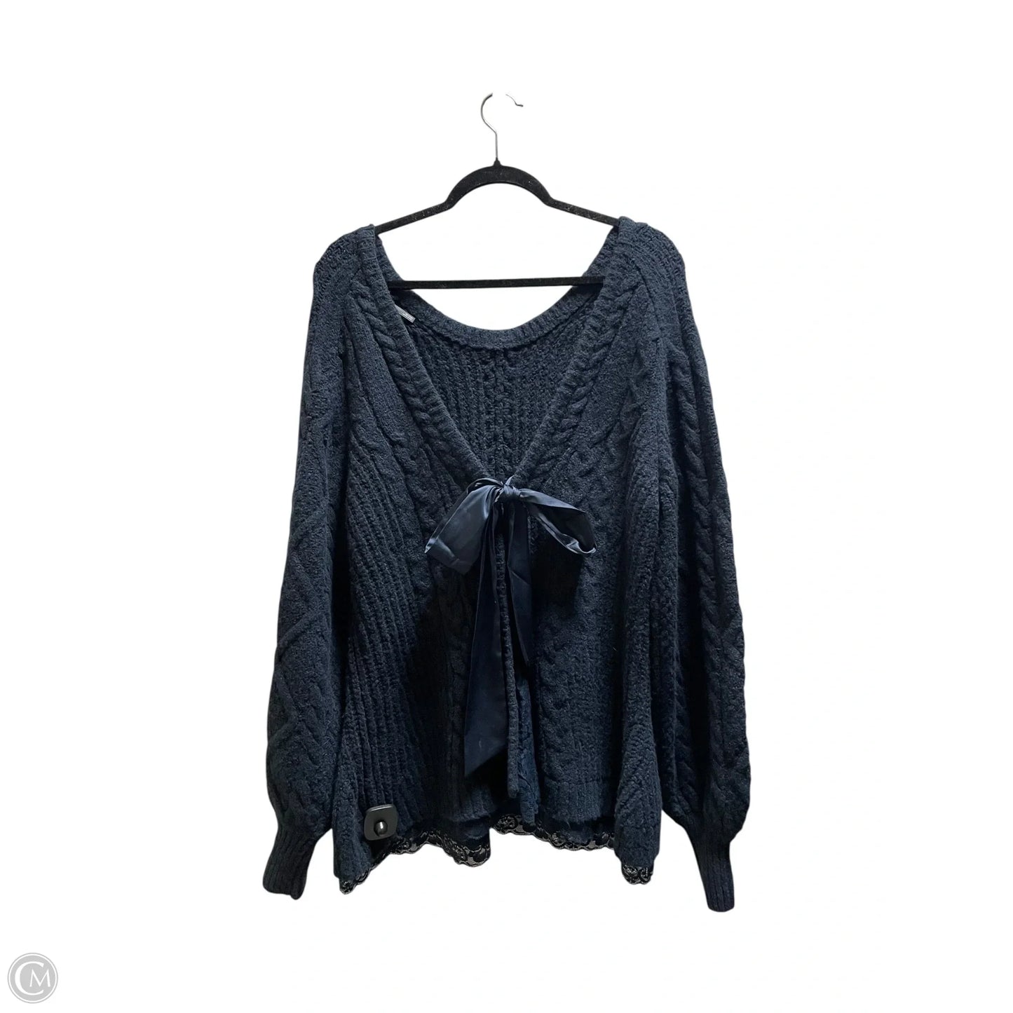 Sweater By Anthropologie In Blue, Size: L