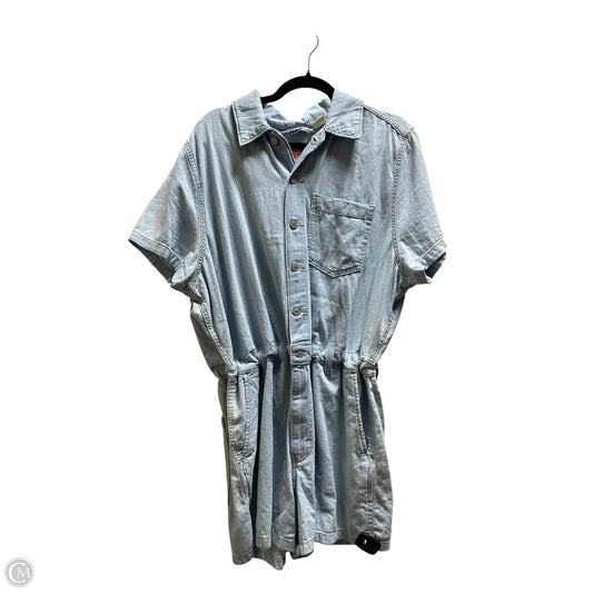 Romper By Levis In Blue Denim, Size: 2x