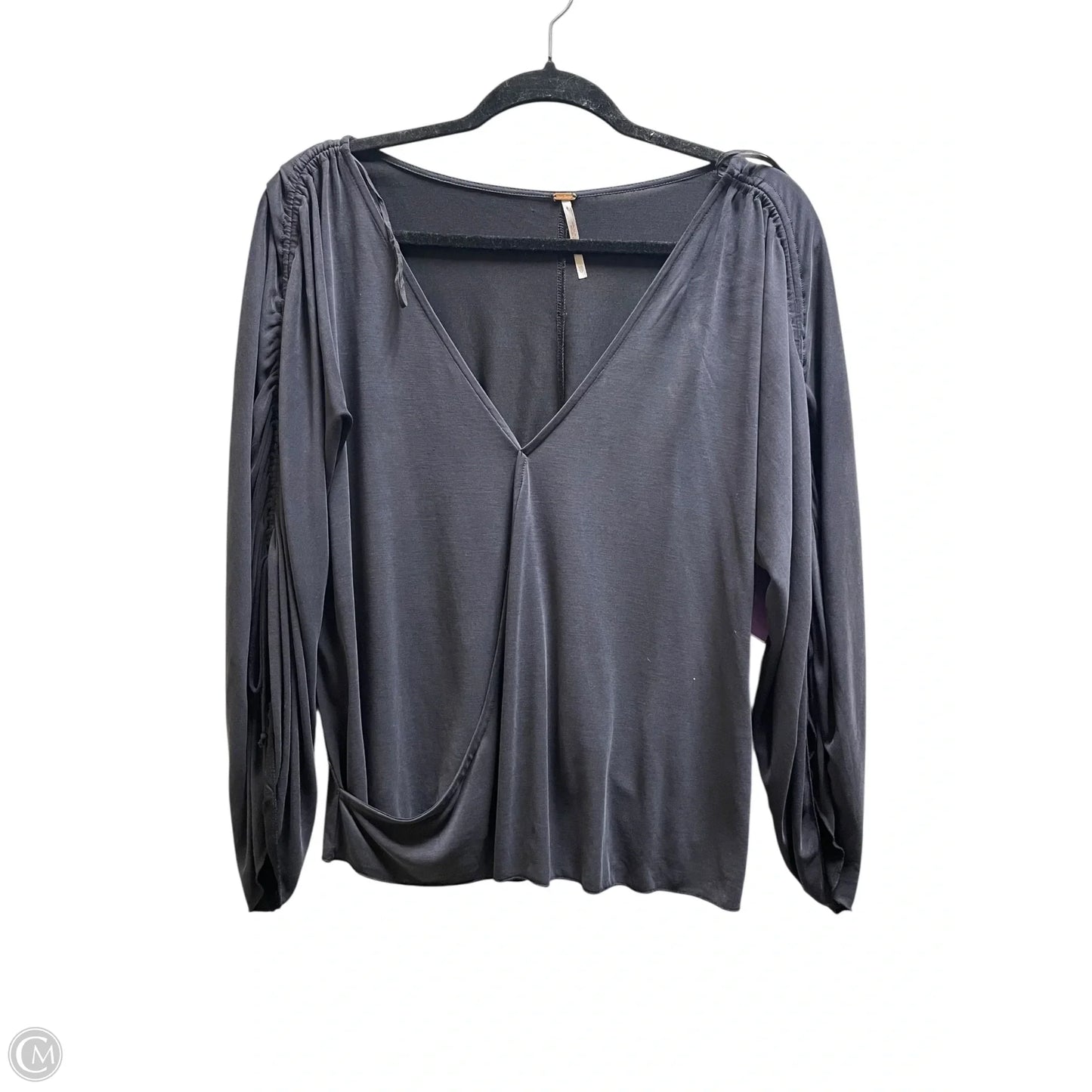 Top Short Sleeve By Free People In Grey, Size: Xs