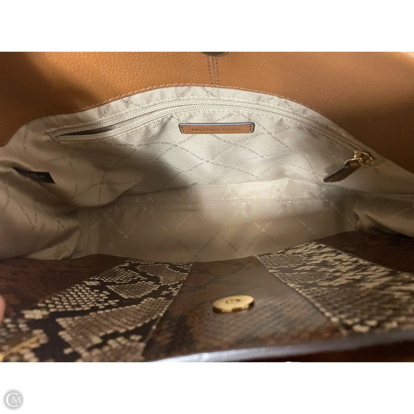 Handbag Designer By Michael Kors, Size: Medium