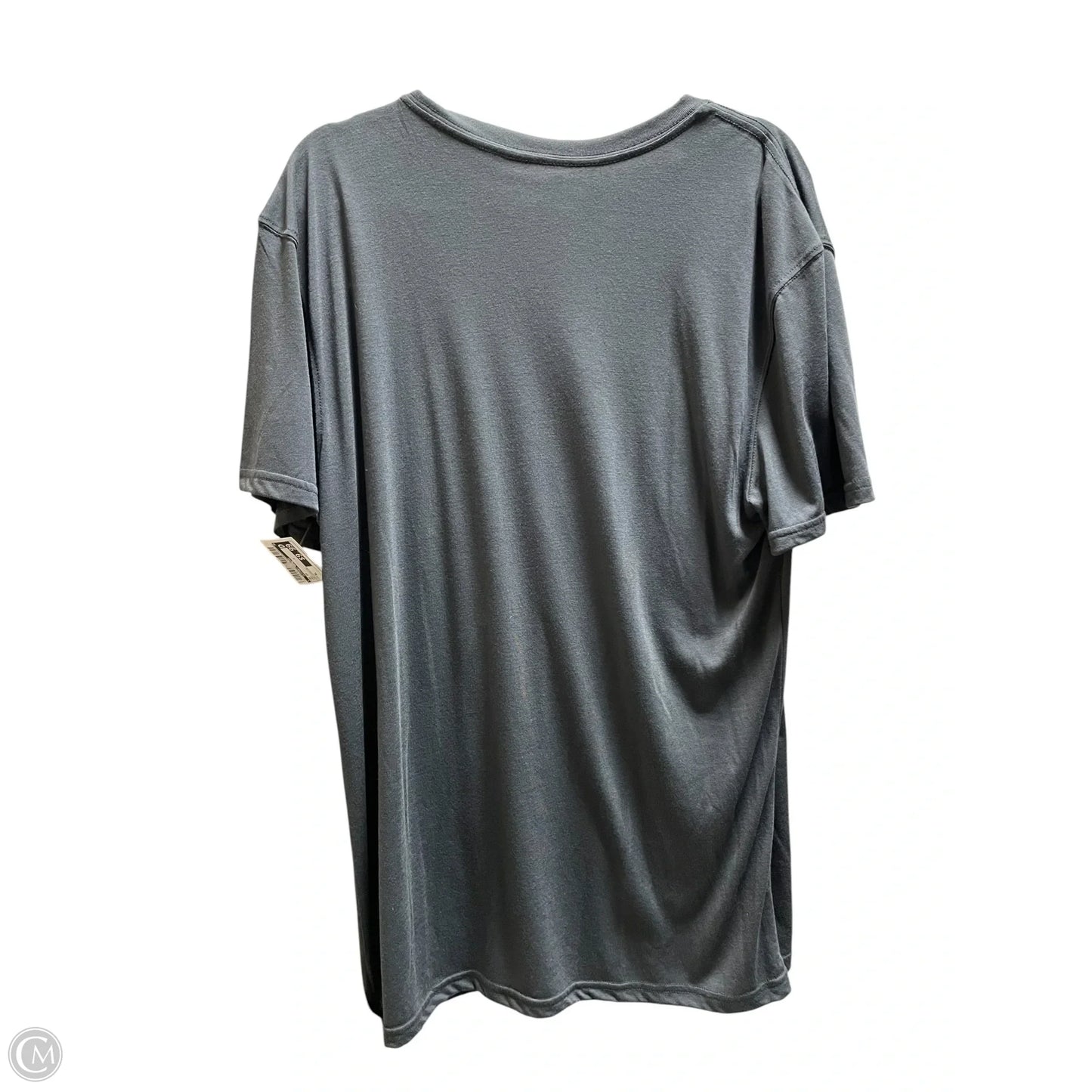 Top Short Sleeve By Clothes Mentor In Grey, Size: Xl