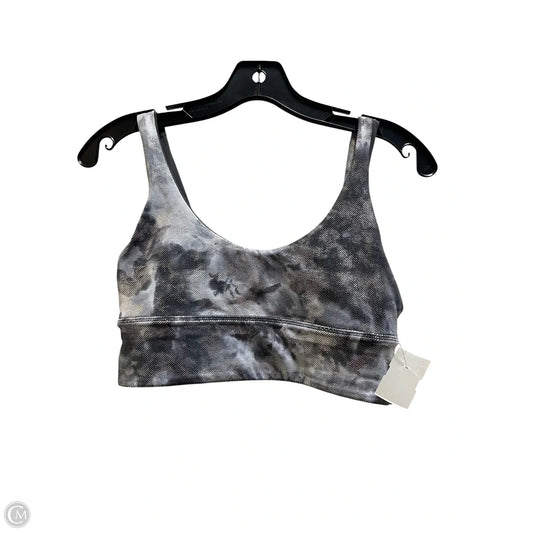 Athletic Bra By Lululemon In Silver, Size: 6
