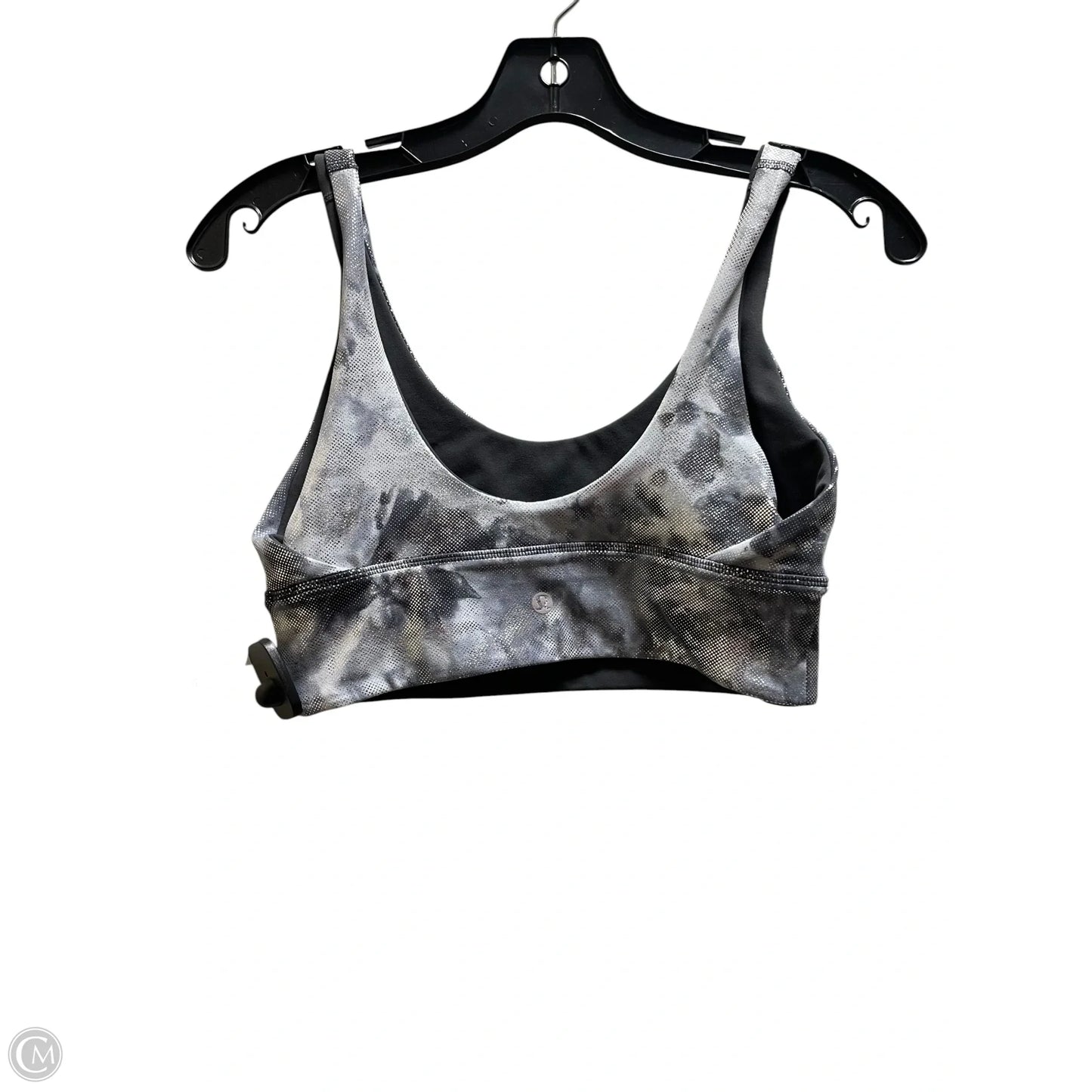 Athletic Bra By Lululemon In Silver, Size: 6
