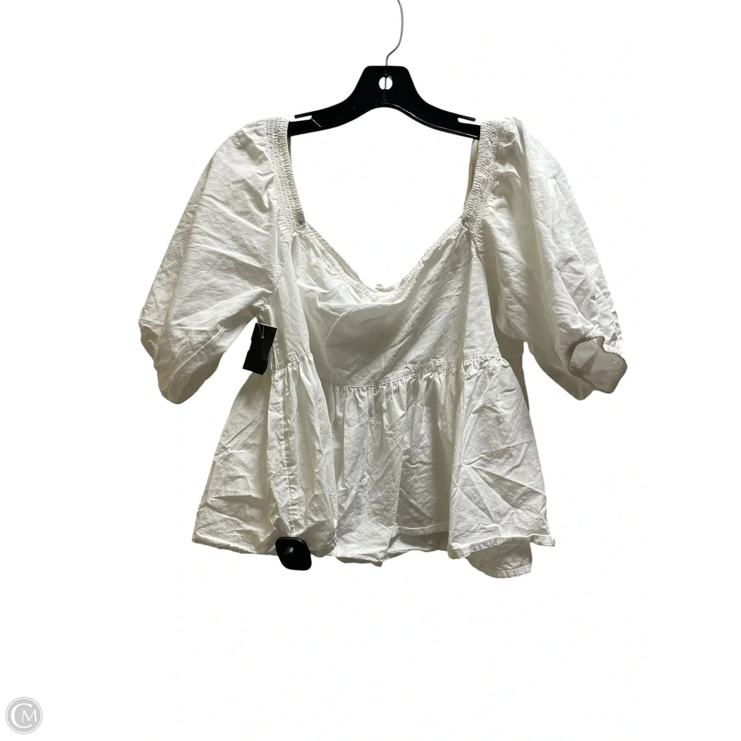 Top Short Sleeve By Free People In White, Size: L