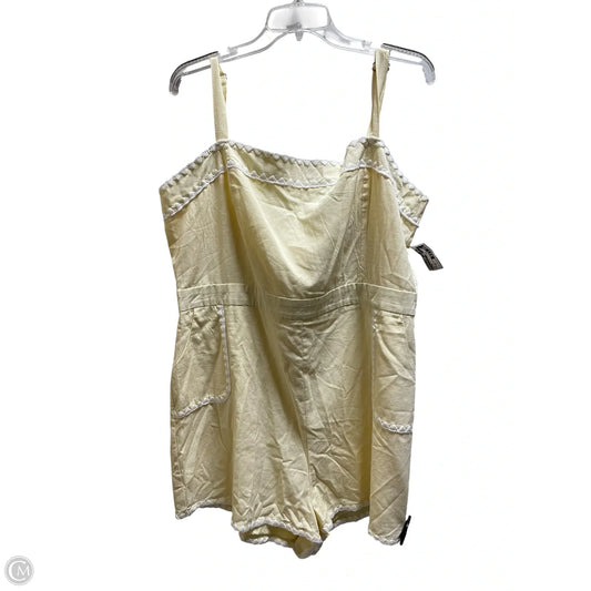 Romper By Altard State In Yellow, Size: 3x