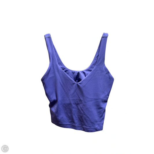 Athletic Tank Top By Lululemon In Purple, Size: 2