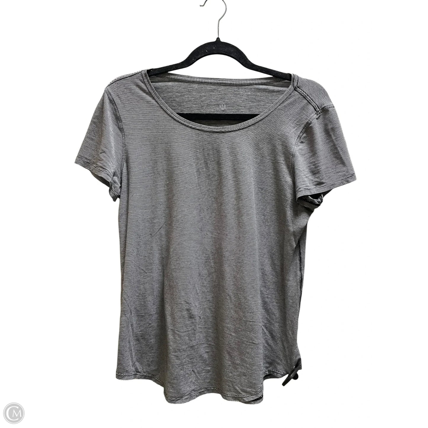 Top Short Sleeve By Lululemon In Black, Size: S