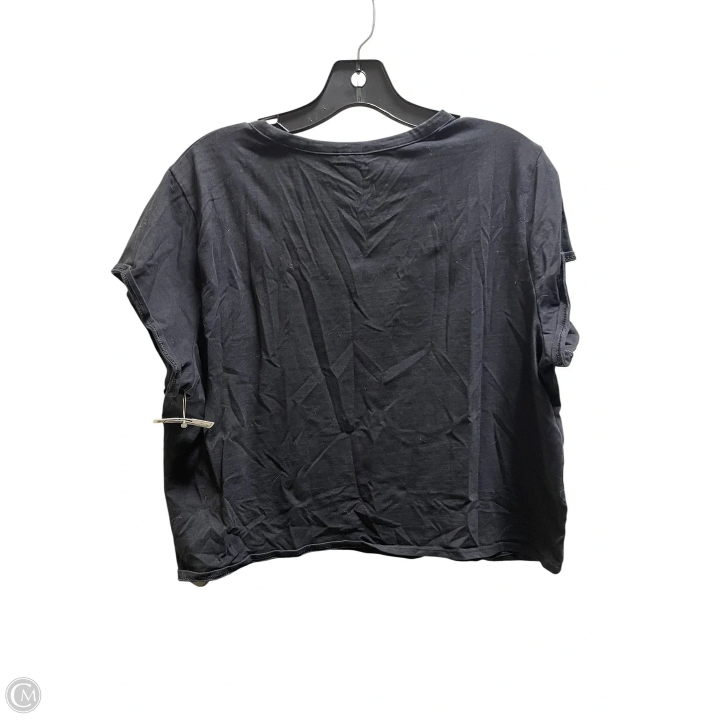 Top Short Sleeve By Divided In Black, Size: 2x