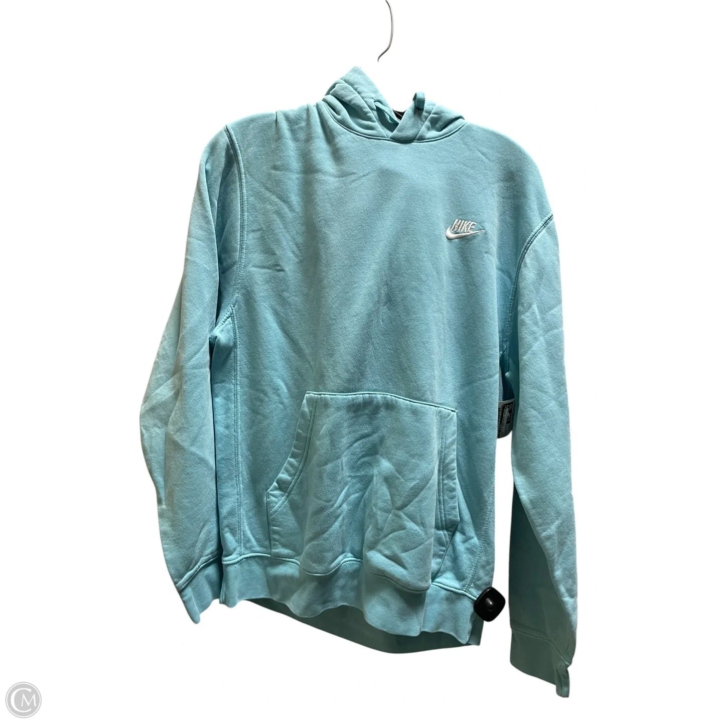 Athletic Sweatshirt Hoodie By Nike Apparel In Blue, Size: S