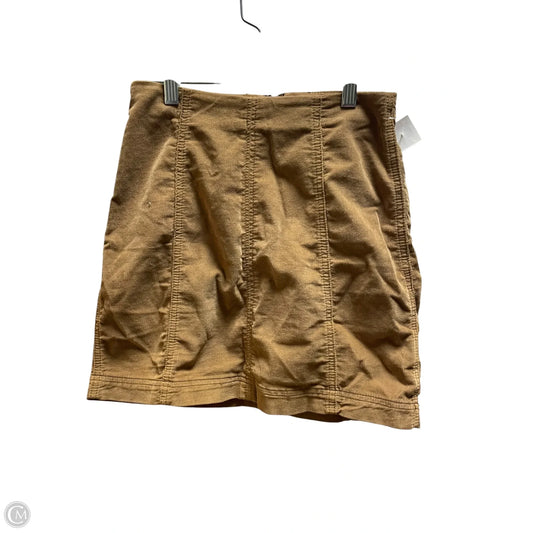 Skirt Mini & Short By Free People In Brown, Size: 2