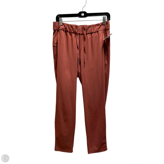 Athletic Pants By Lululemon In Orange, Size: 6