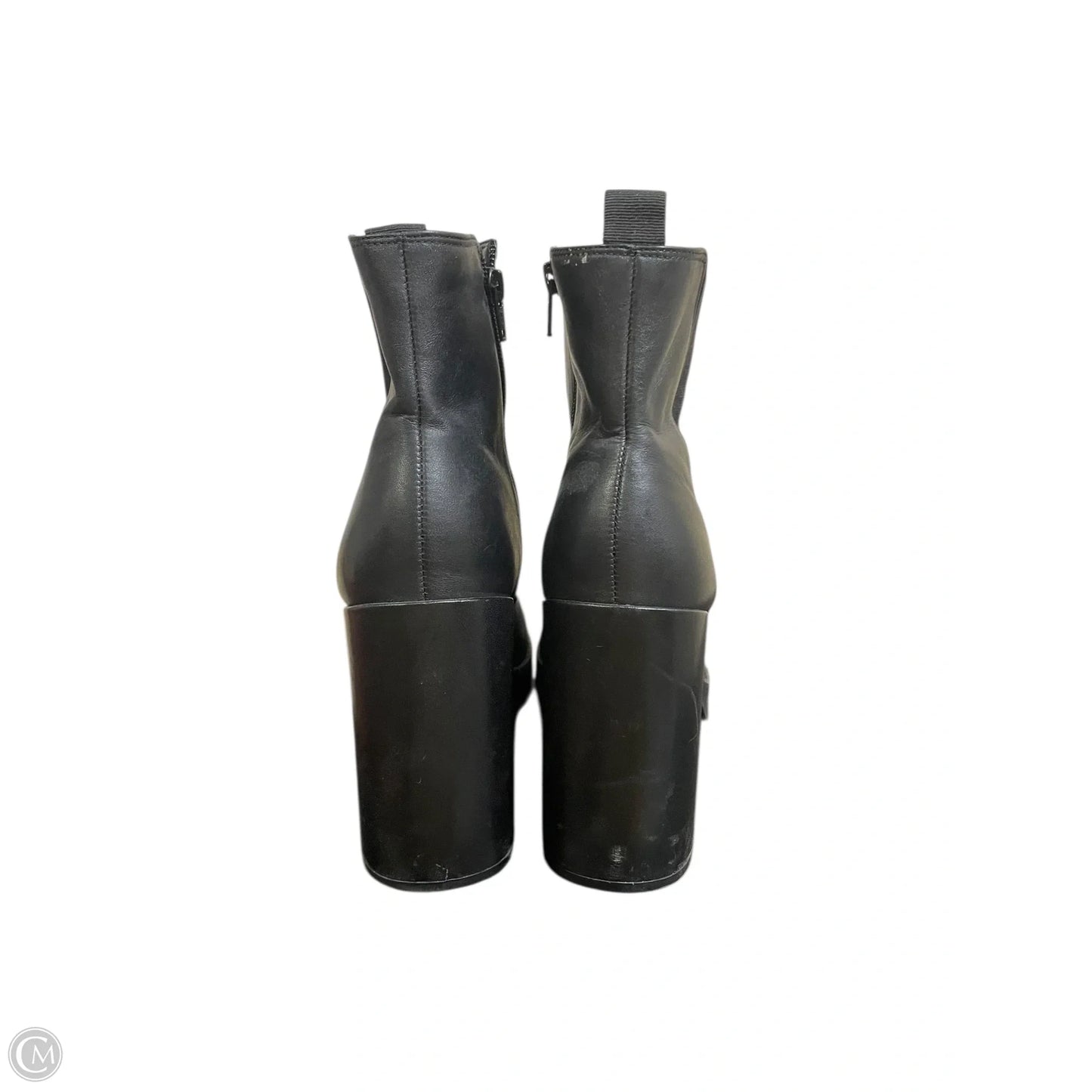 Boots Ankle Heels By Gianni Bini In Black, Size: 9.5