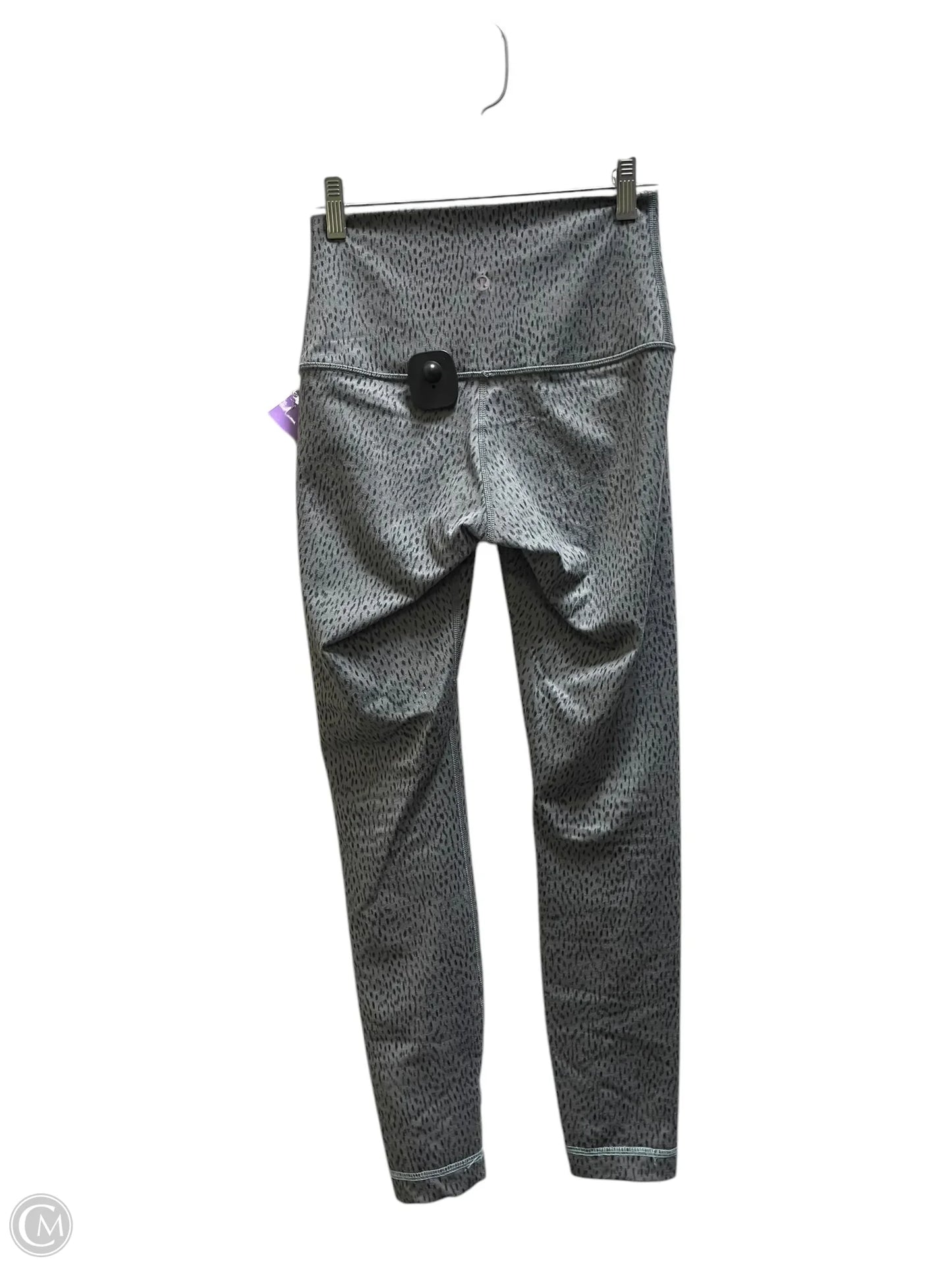 Athletic Leggings By Lululemon In Grey, Size: 4