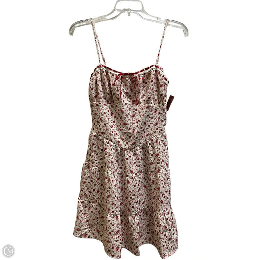 Dress Casual Short By Monteau In Floral Print, Size: S