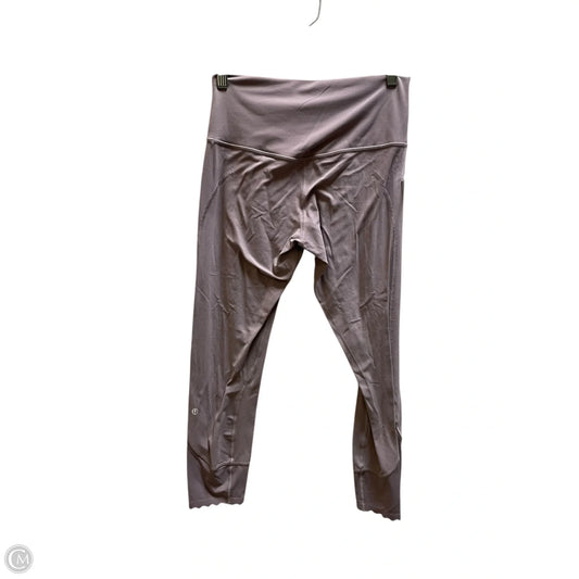 Athletic Leggings By Lululemon In Purple, Size: 10