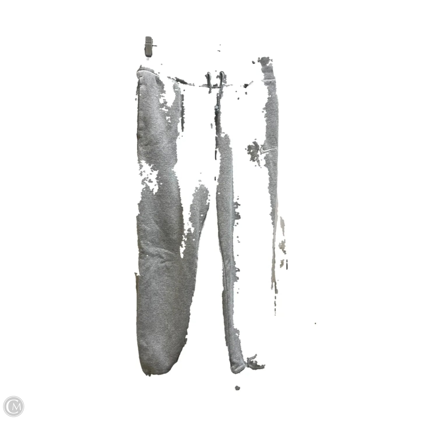 Athletic Pants By Nike Apparel In Grey, Size: M