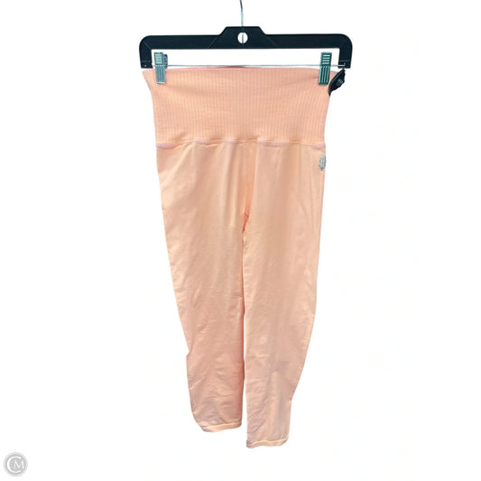Athletic Leggings By Free People In Orange, Size: M
