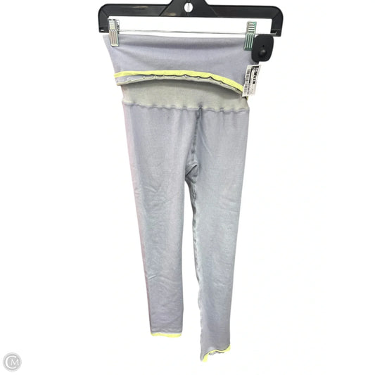 Athletic Leggings By Free People In Grey, Size: M
