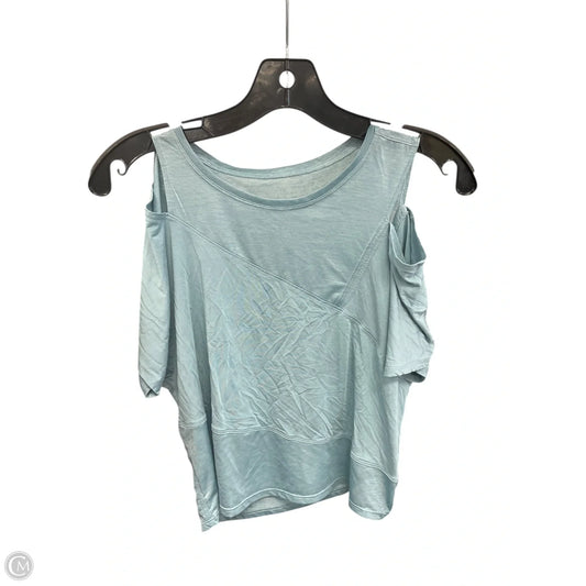 Athletic Top Short Sleeve By Lululemon In Blue, Size: S