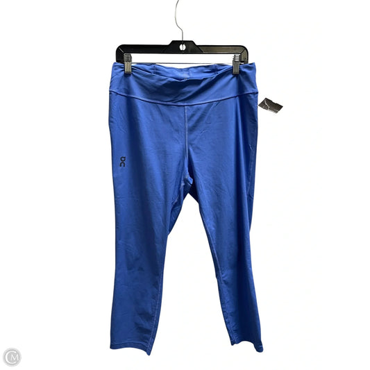 Athletic Leggings By On In Blue, Size: Xl