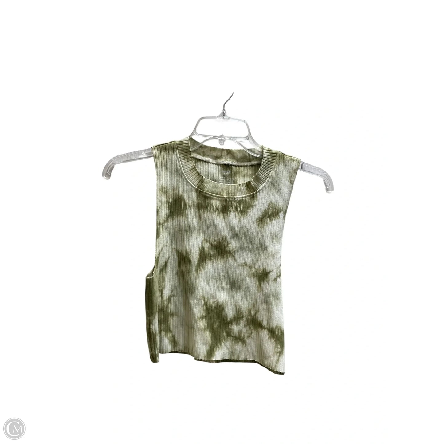 Top Sleeveless By Aerie In Green, Size: M