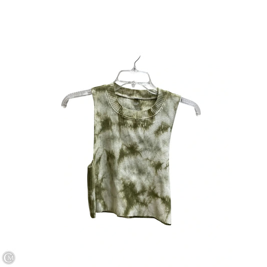 Top Sleeveless By Aerie In Green, Size: M