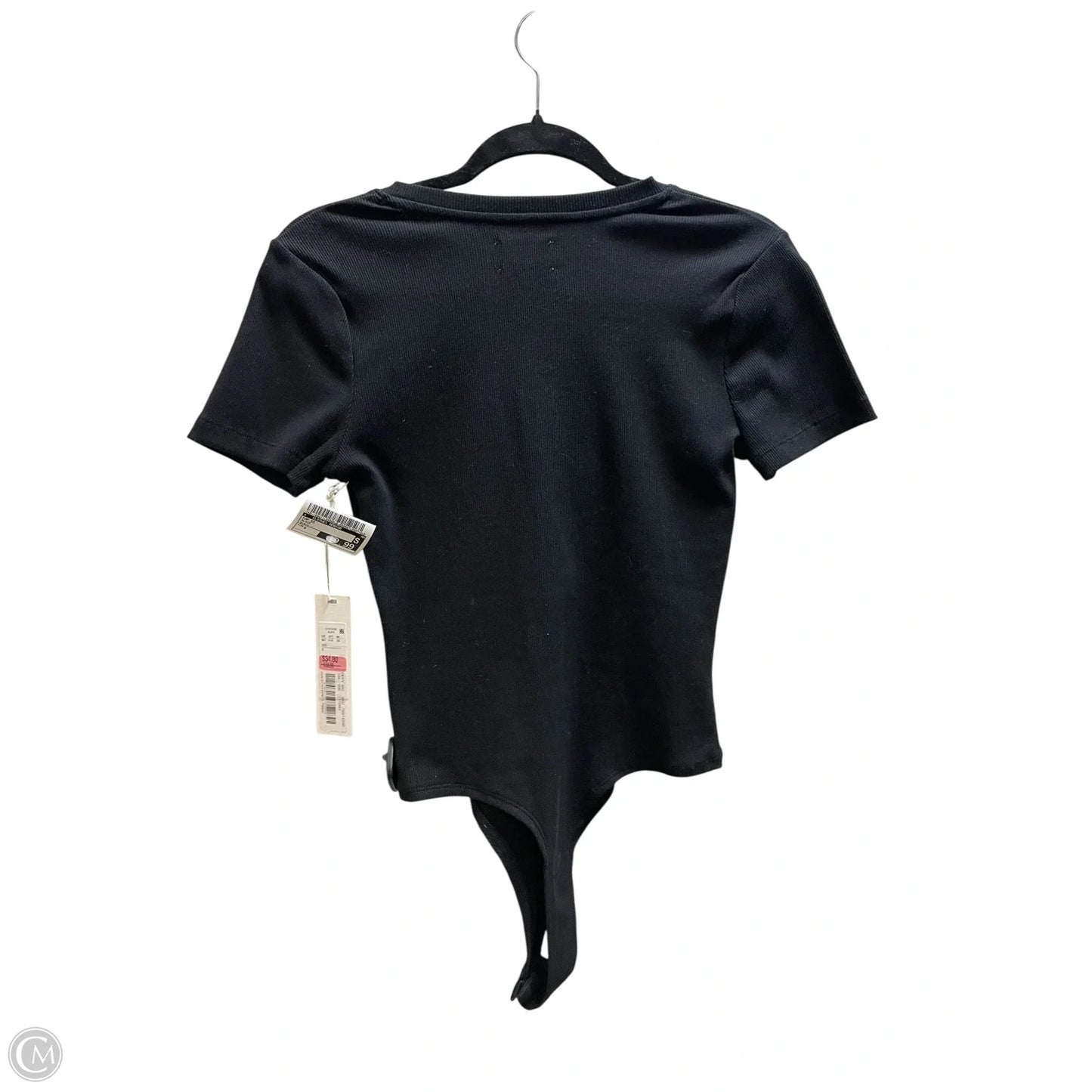 Top Short Sleeve By Clothes Mentor In Black, Size: S