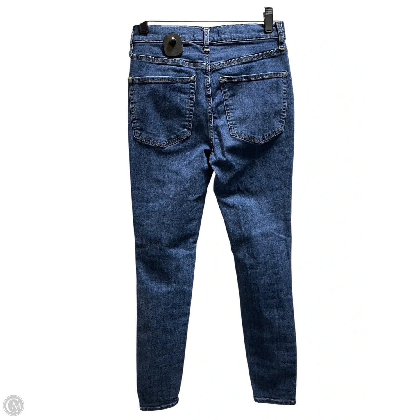 Jeans Skinny By Free People In Blue Denim, Size: 4