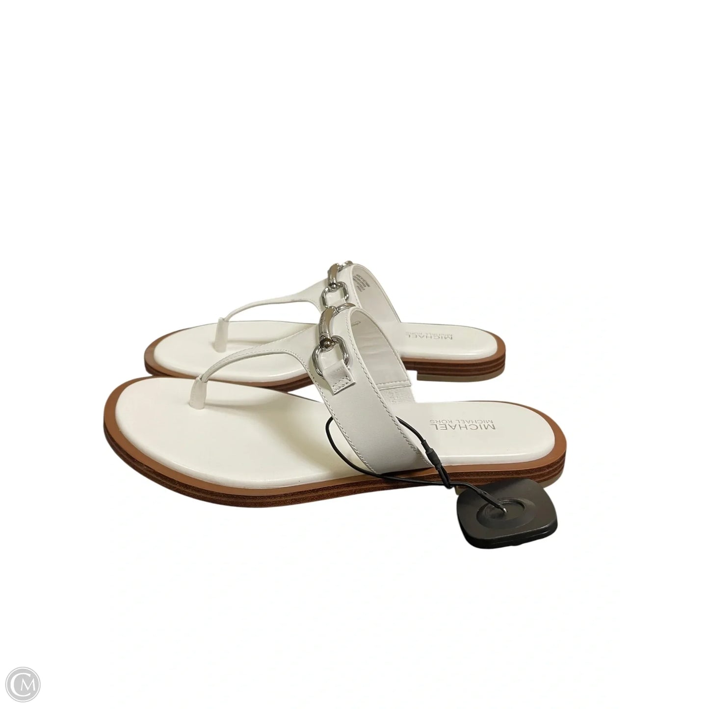 Sandals Designer By Michael Kors In White, Size: 7.5