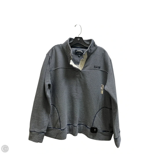 Sweatshirt Collar By Clothes Mentor In Striped Pattern, Size: Xl