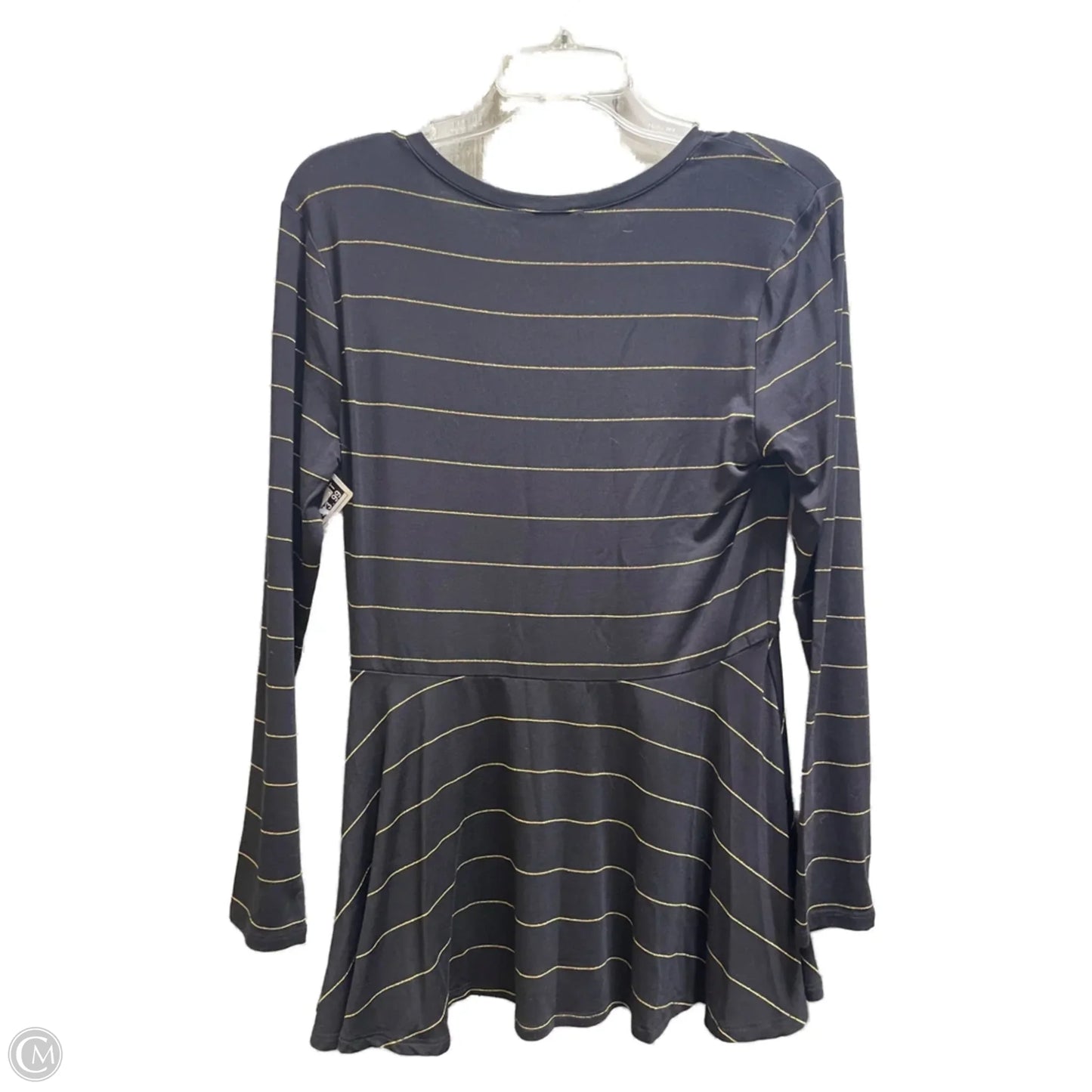 Top Long Sleeve By Matilda Jane In Black, Size: S