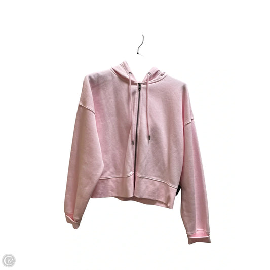 Jacket Fleece By Universal Thread In Pink, Size: L
