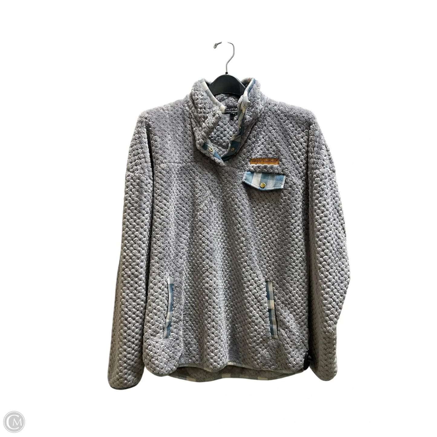 Jacket Other By Simply Southern In Grey, Size: L