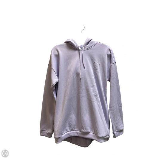 Sweatshirt Hoodie By Adidas In Purple, Size: M