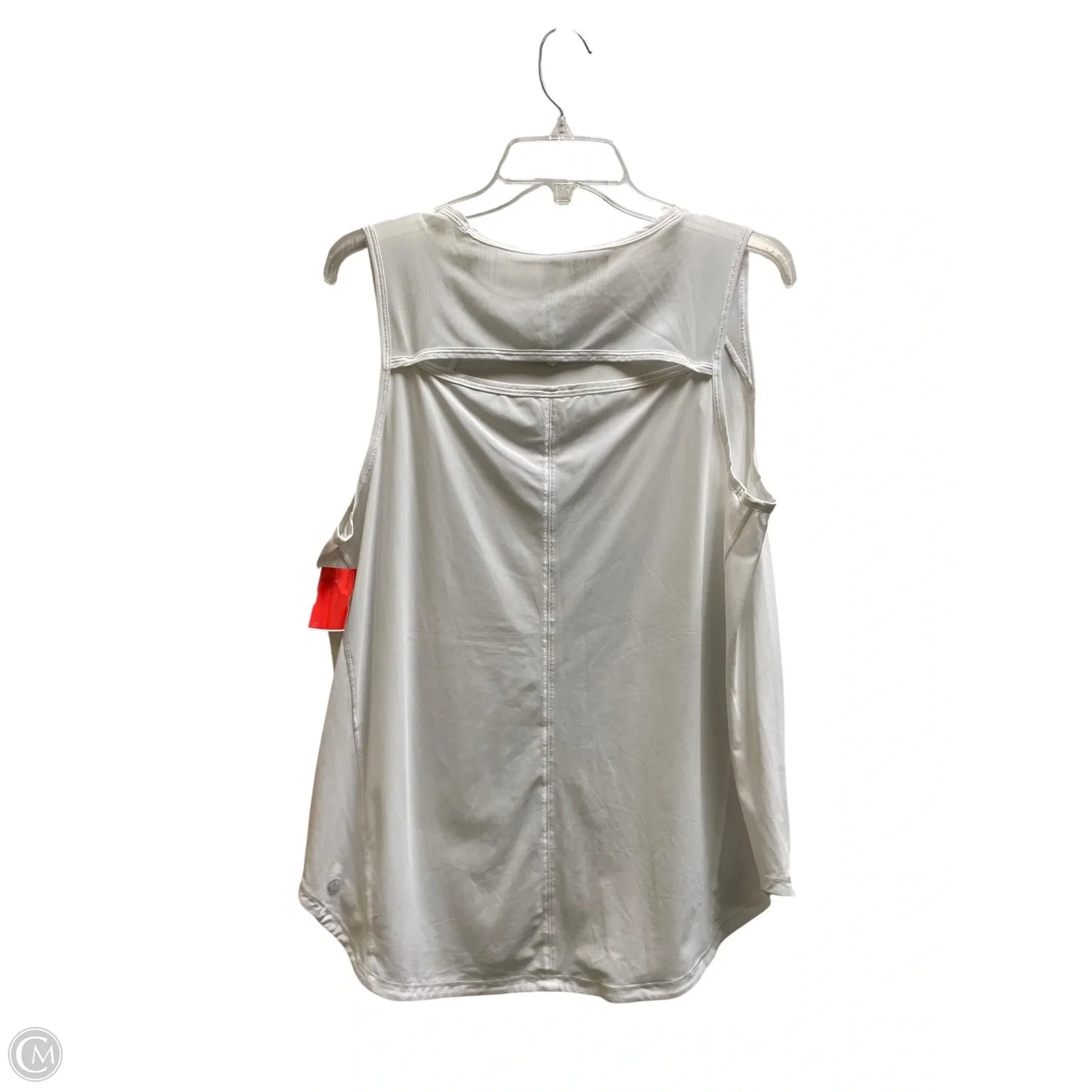 Athletic Tank Top By Lululemon In White, Size: 14