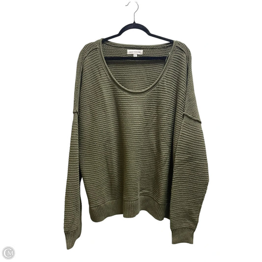Top Long Sleeve By Lucky Brand In Green, Size: Xl