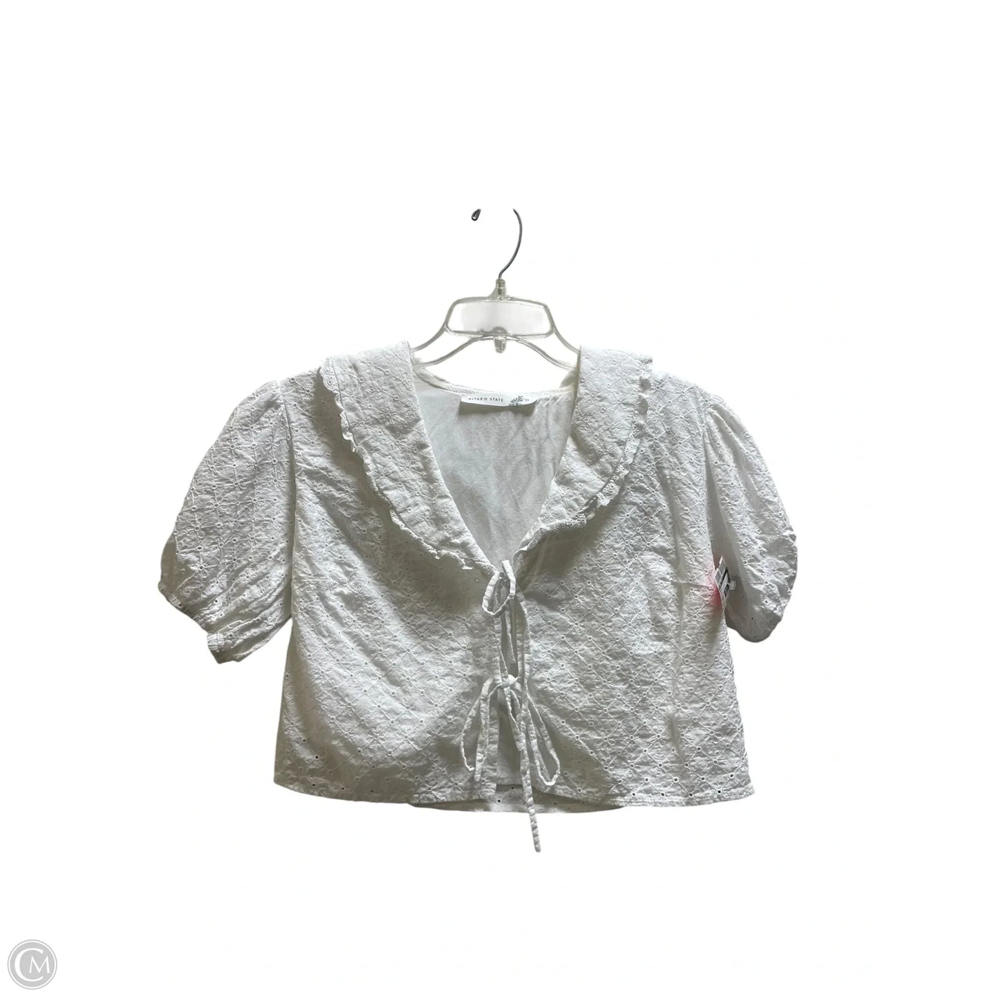 Top Short Sleeve By Altard State In White, Size: Xs