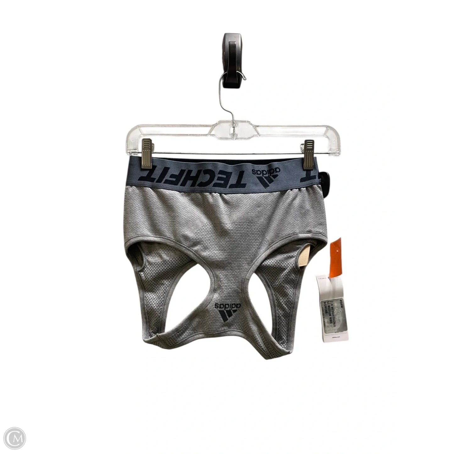 Athletic Bra By Adidas In Grey, Size: M