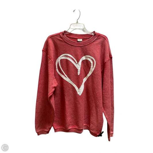 Sweater By Chic In Red, Size: S