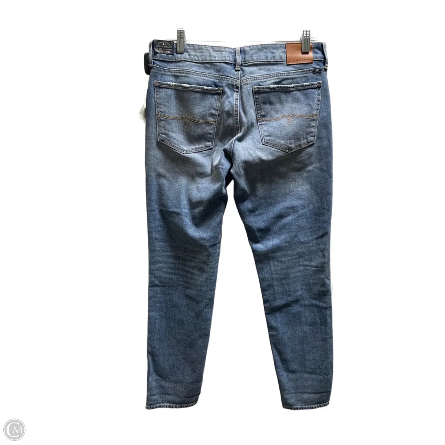 Jeans Skinny By Lucky Brand In Blue Denim, Size: 10