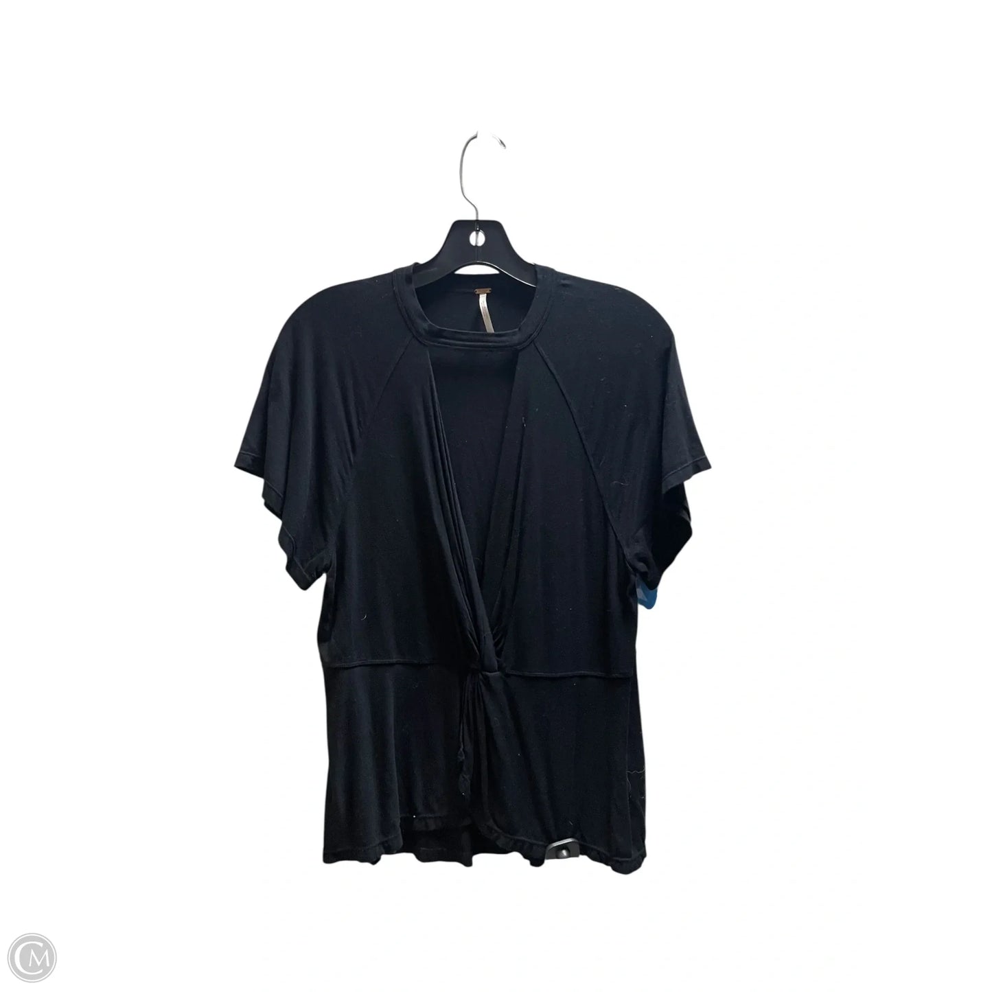 Top Short Sleeve By Free People In Black, Size: M