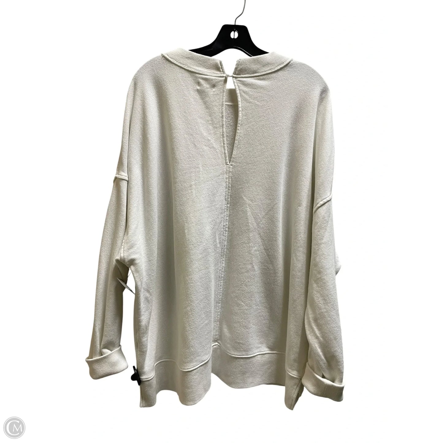 Sweatshirt Crewneck By Aerie In White, Size: L
