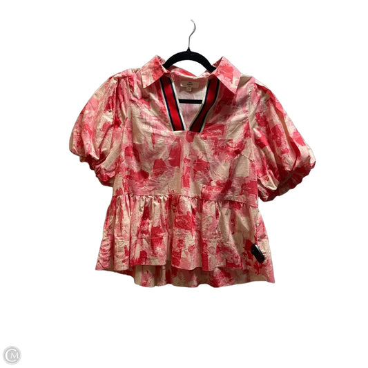 Top Short Sleeve By Entro In Pink, Size: M