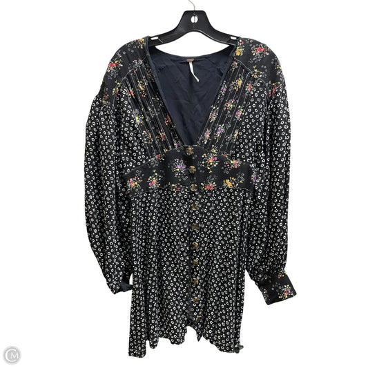 Top Long Sleeve By Free People In Black, Size: M