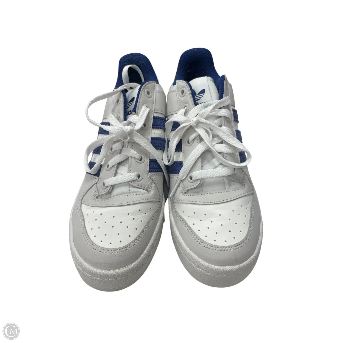 Shoes Sneakers By Adidas In Blue & Grey, Size: 8.5