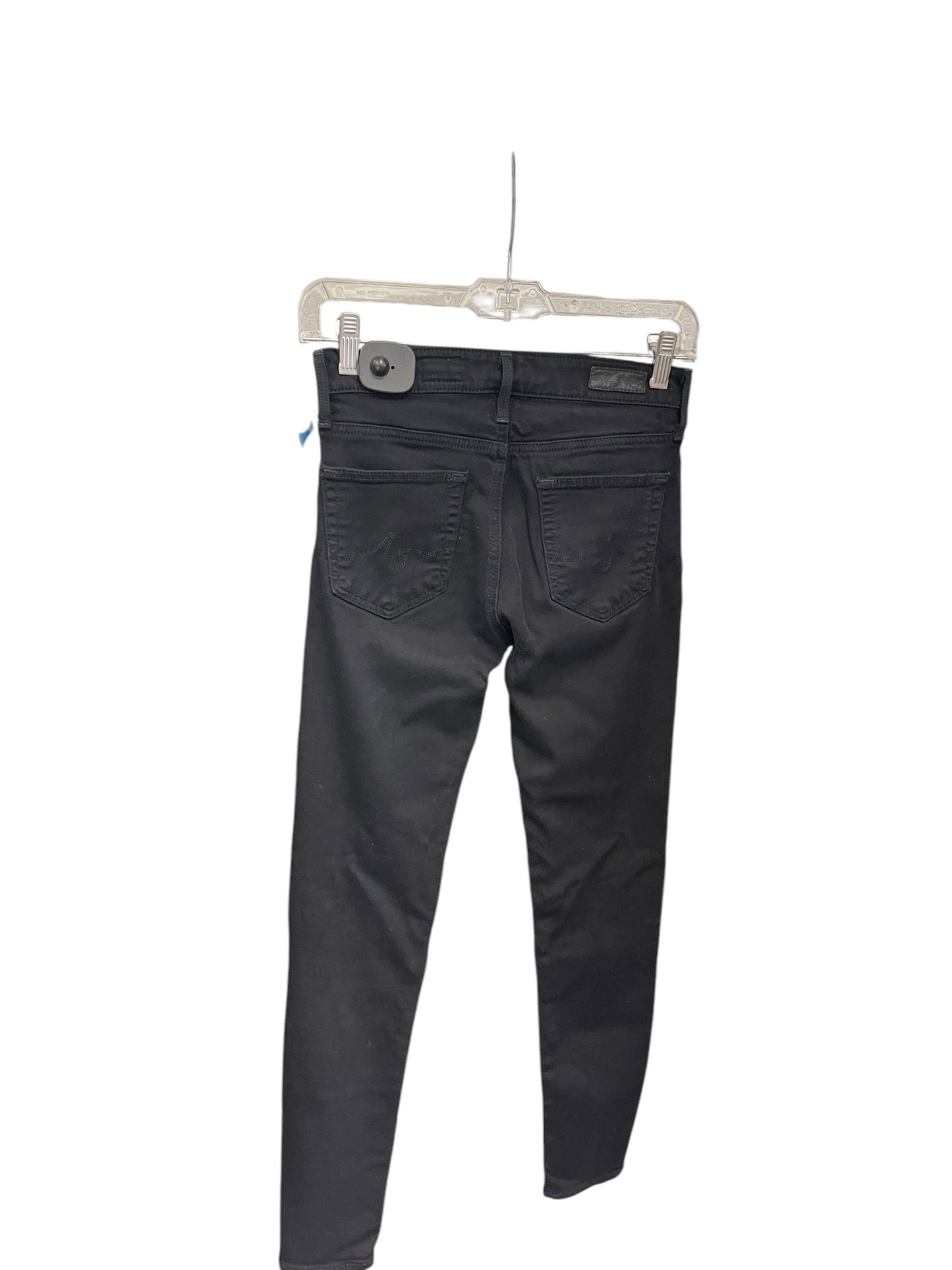 Jeans Skinny By Adriano Goldschmied In Black, Size: 0