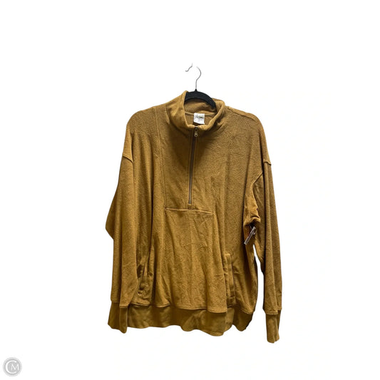 Sweatshirt Collar By Aerie In Brown, Size: L