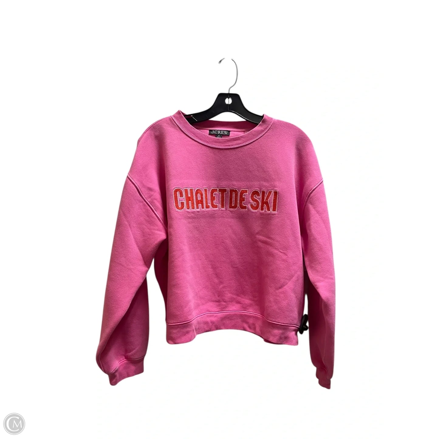 Sweatshirt Crewneck By J. Crew In Pink, Size: M