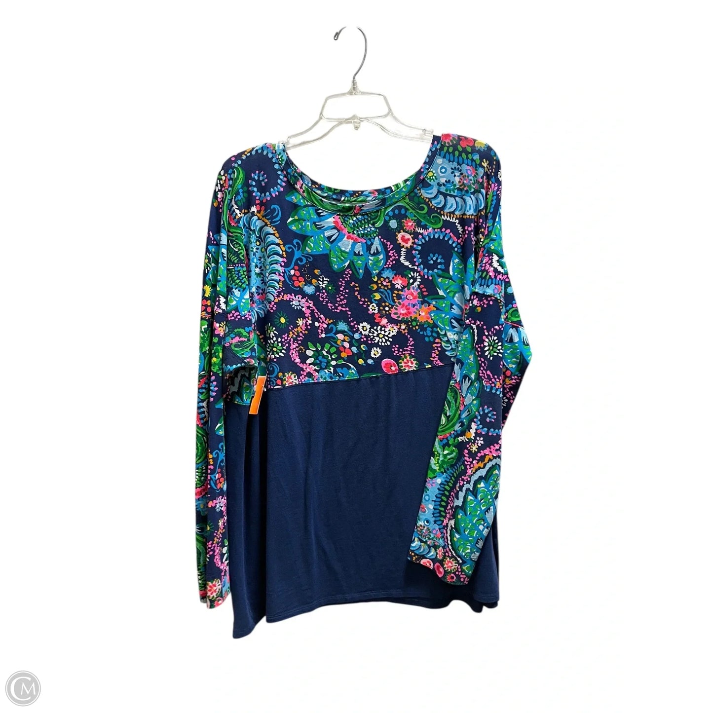 Top Long Sleeve Designer By Lilly Pulitzer In Multi-colored, Size: Xxl