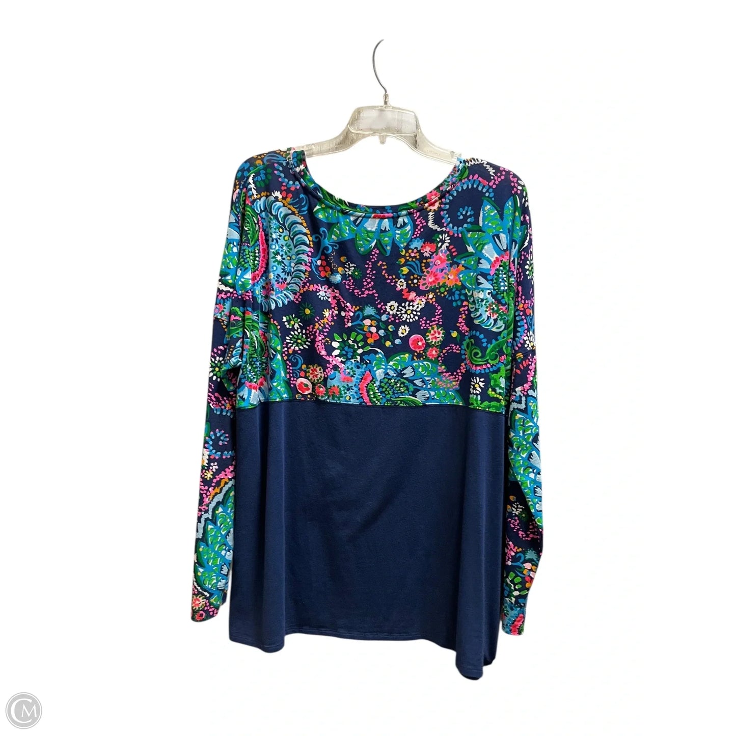 Top Long Sleeve Designer By Lilly Pulitzer In Multi-colored, Size: Xxl